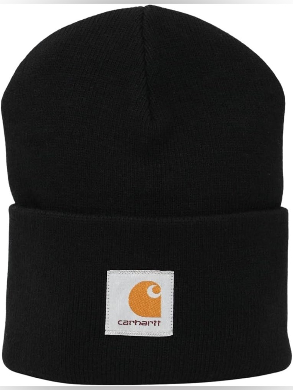 Carhartt Black Cuffed Beanie excellent preowned condition